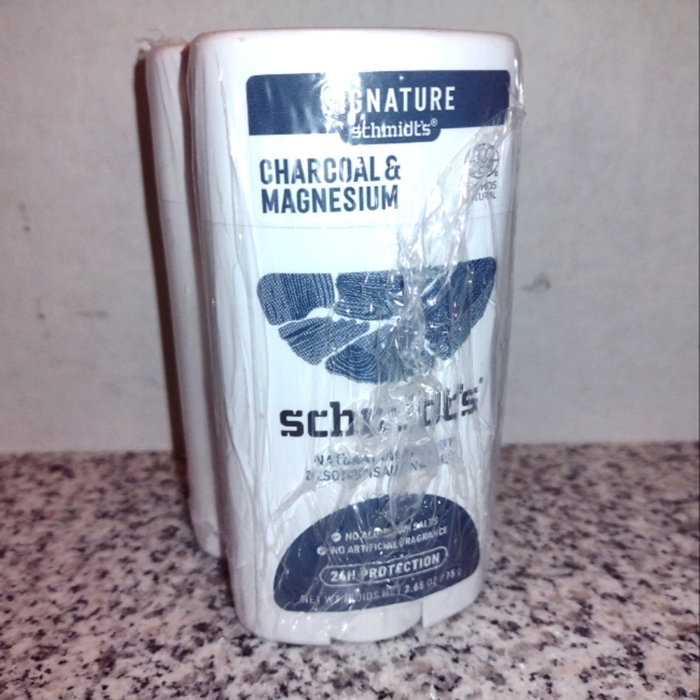 Schmidt’s Natural Deodorant. Aluminum Free, Natural. 2 - Pack. NEW & SEALED.